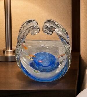 Murano Millefiori Split Handle Dish (NL)